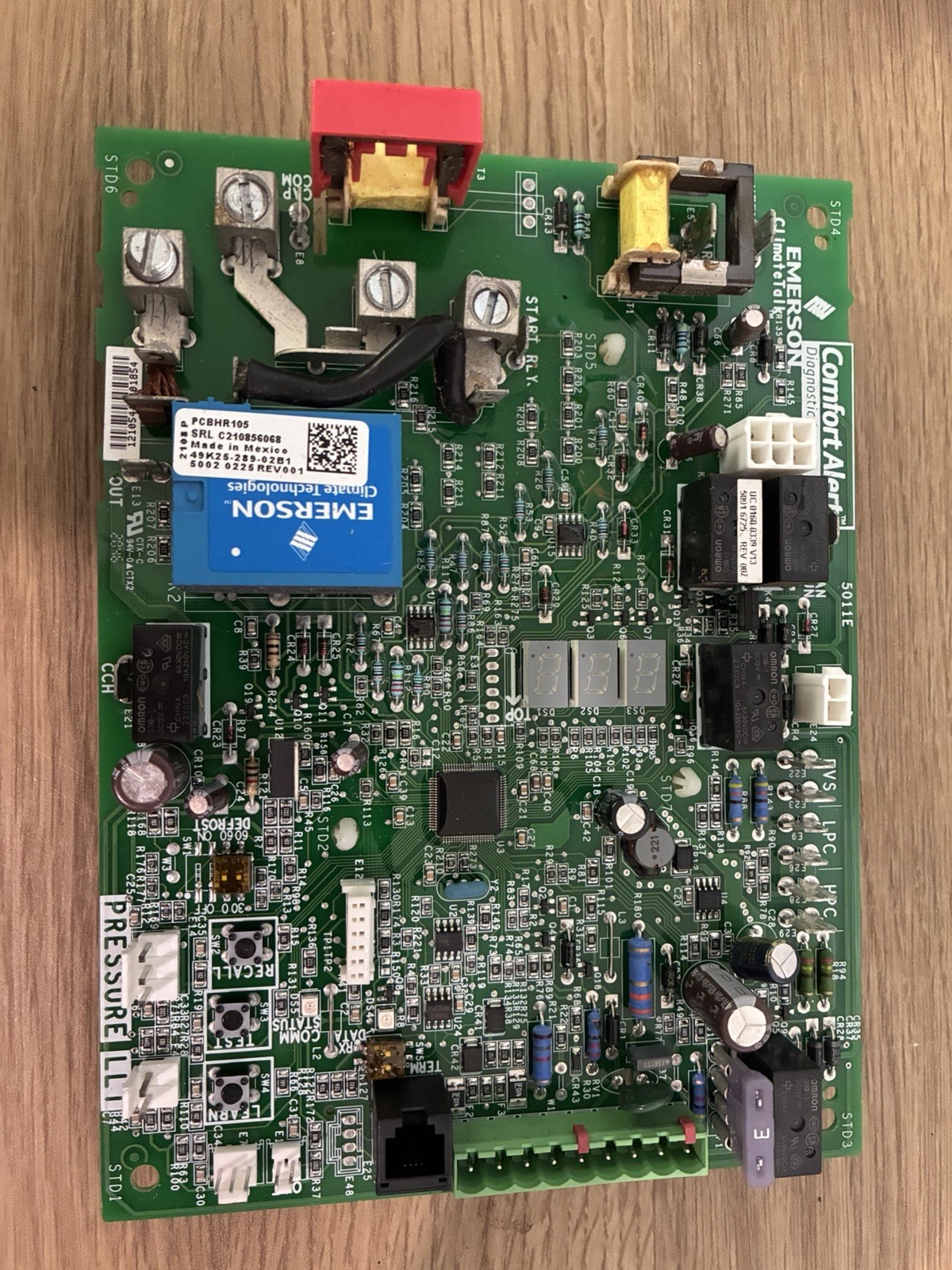 Emerson Comfort Alert 5011E HVAC Control Board OEM Tested Working Used