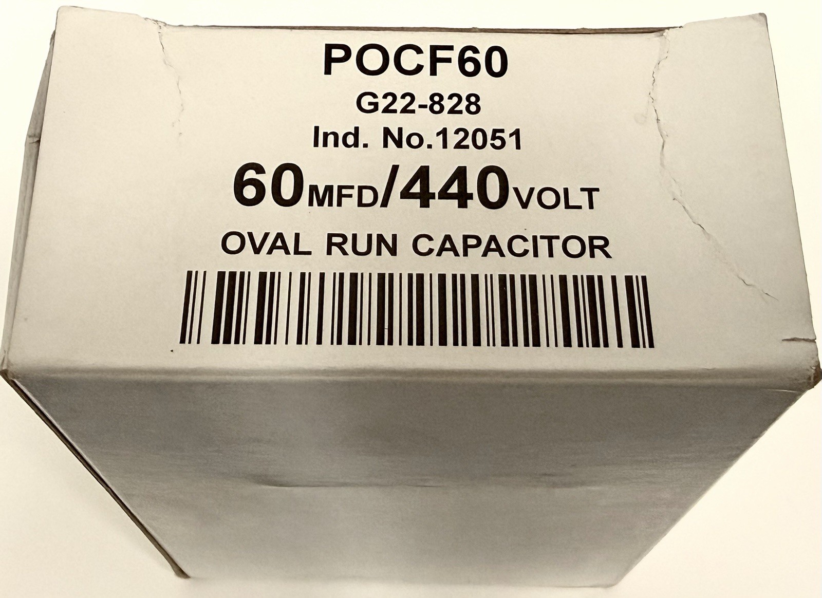60MFD 440VAC, 60uF 440V, 60mF 440V, POCF60, G22-828, 90x90x50, Run Capacitor