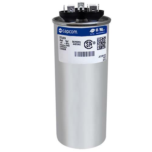 Capcom Capacitor Round 45/5 uf 440 volt Fits GE Genteq 97F9851BZ3