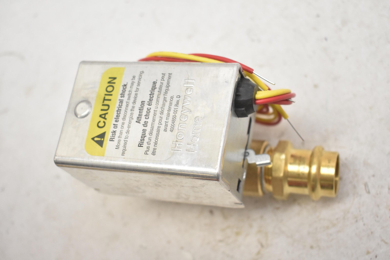 Honeywell Home V8043E1412/U Motorized Zone Valve 3/4 In Press Brass Hungary HVAC