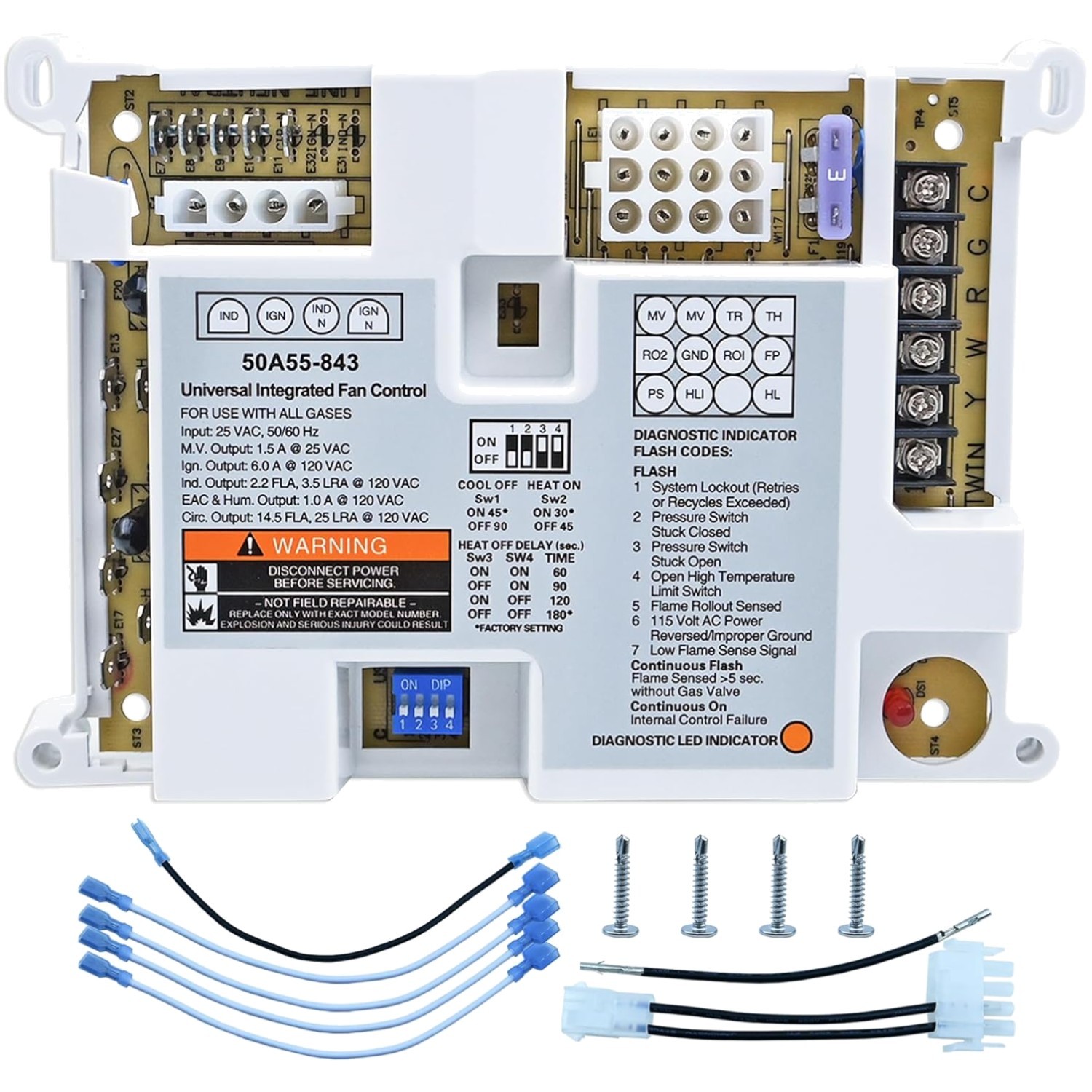 Efficient Replacement Furnace Control Module – Universal Fit for 50A50-55 Models