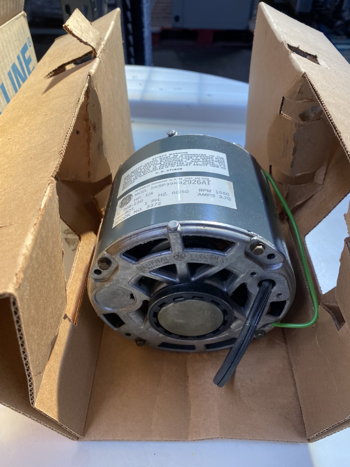 GE Genteq 5KCP39KG Furnace Blower Motor 115V 1/3 HP HVAC NEW OPEN BOX