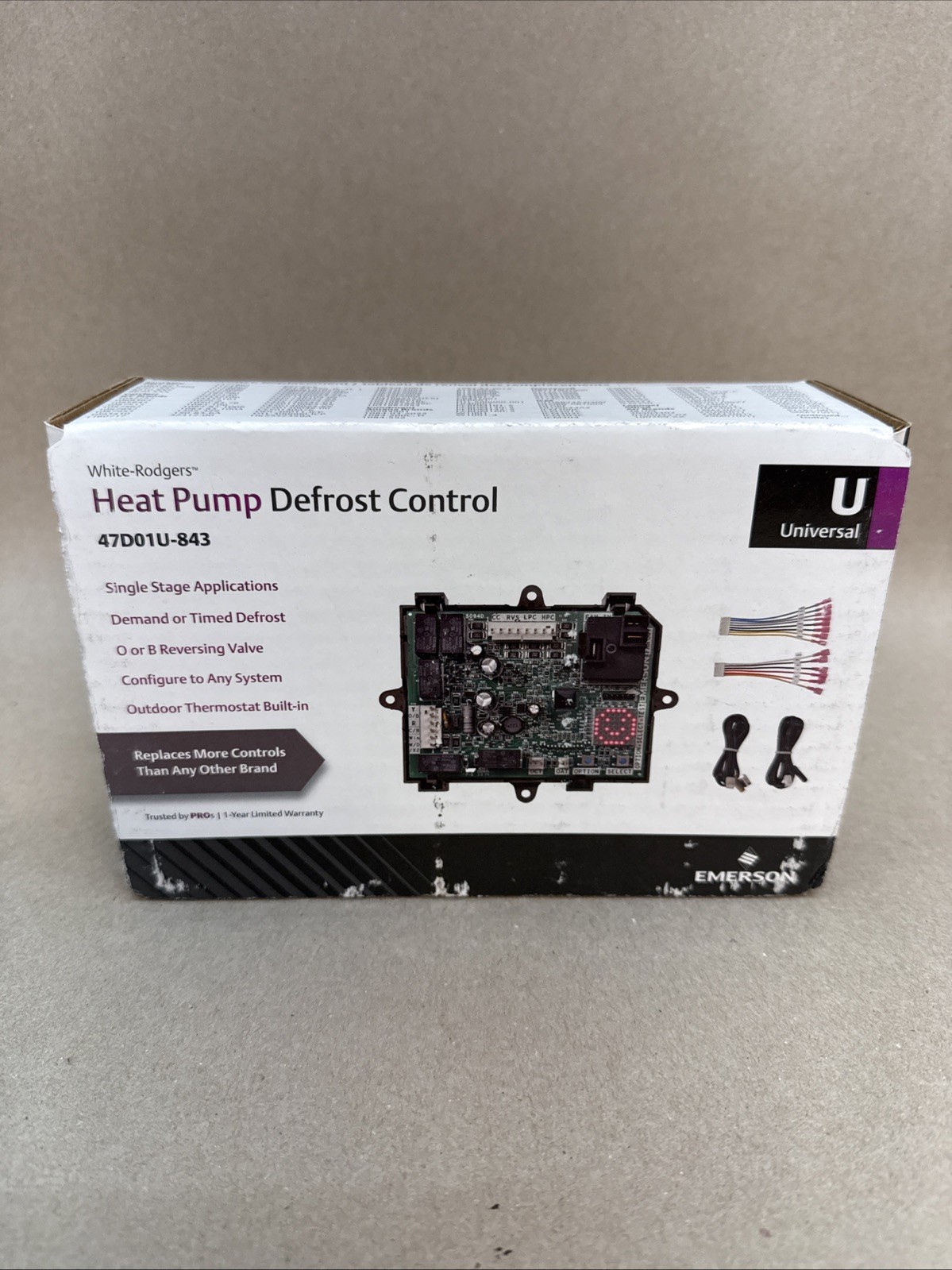 Heat Pump Defrost Control Board White Rodgers 47D01U-843