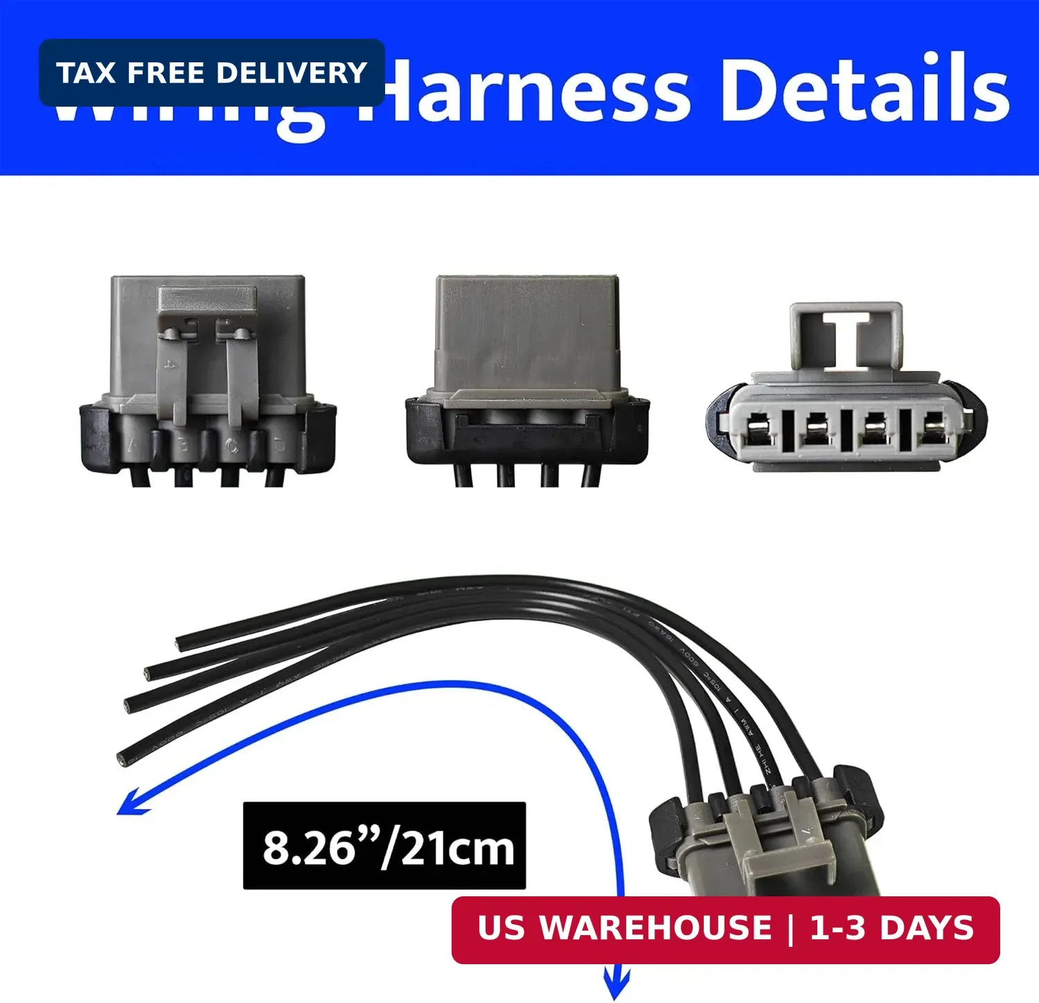 HVAC Blower Motor Resistor Kit 973-582 Compatible with 2005-2017 Tacoma with Man