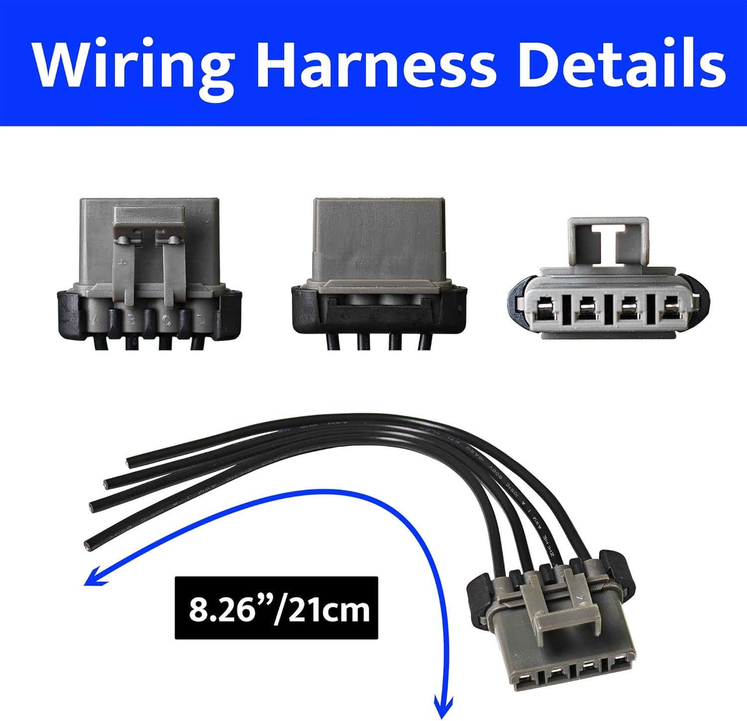 HVAC Blower Motor Resistor Kit 973-582 Compatible with 2005-2017 Tacoma with Man