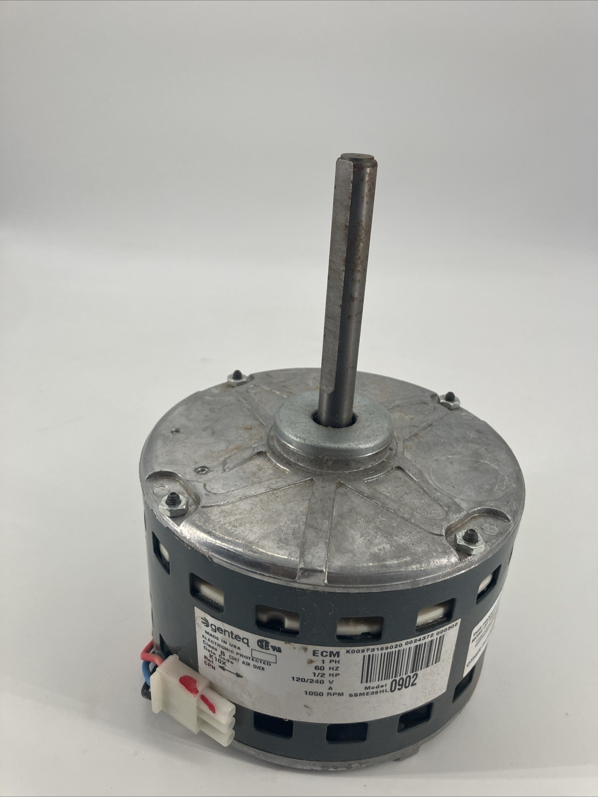 Genteq Blower Motor 5456 1/2Hp, 120/240V, 1050RPM, 60Hz, (5SME39HL0902)