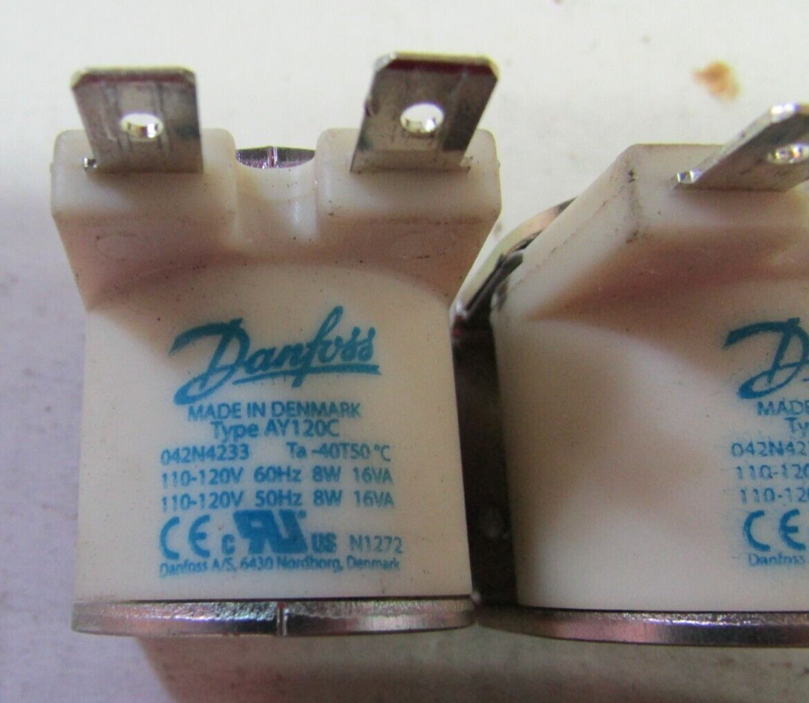 Danfoss Solenoid Coil 110-120V 50/60HZ 8W 042N4233 / Same as 04N4234 (Lot of 5)