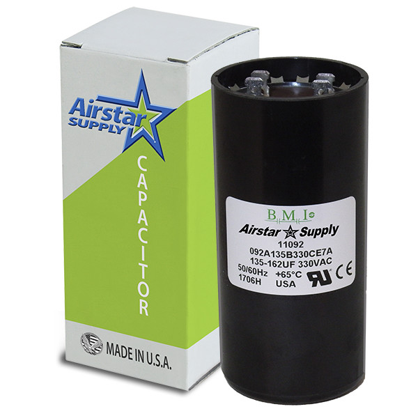 USA MADE 135-162 MFD uF HVAC Electric Motor Start AC Capacitor 330 VAC VOLT