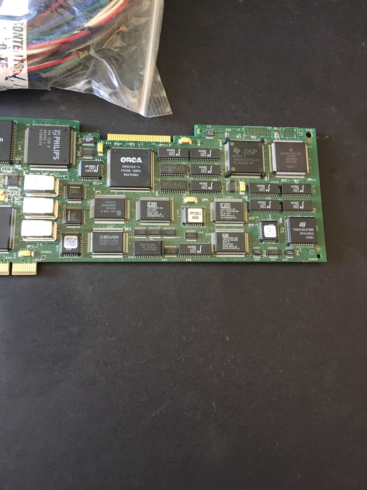 Media 100 Vincent 601NT Rev OAO Card With A Cable P/N 14274 REV.G Made in China.