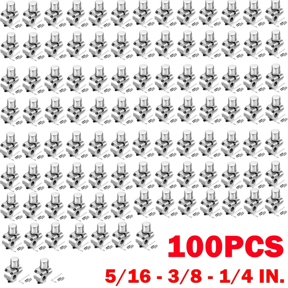 100x BPV31 Bullet Piercing Valve For A/C Refrigeration Lines 5/16 3/8 1/4 In US