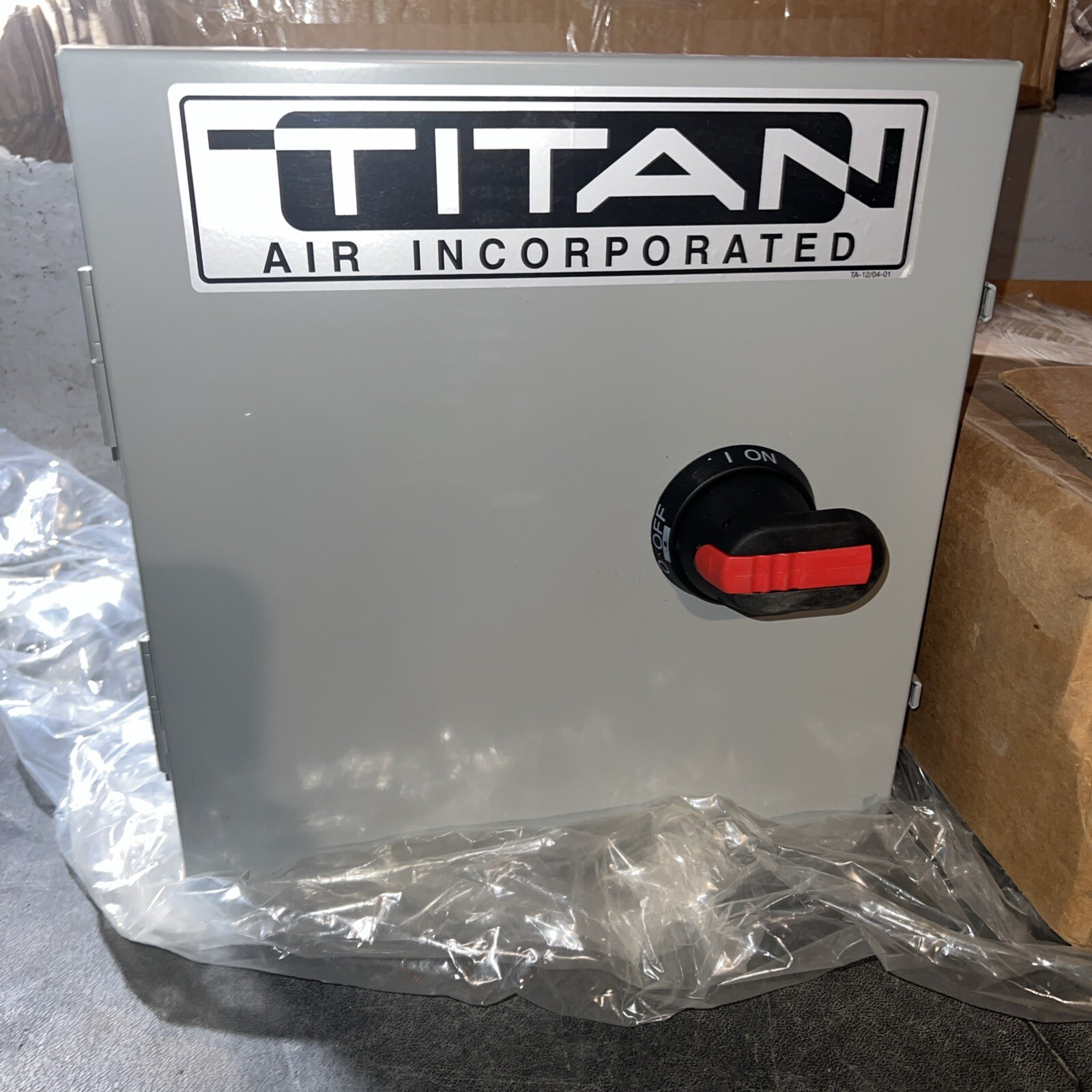 Titan Air Incorporated Heating Air Conditioning Cut Out Electrical Box Shut Off