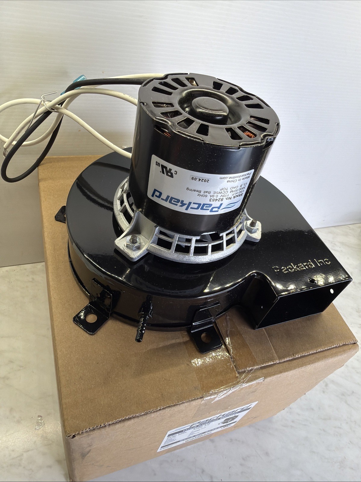 Packard – Goodman/Raheem Draft Inducer Motor Repl (1/50 HP, 115V 3000 RPM) 82483
