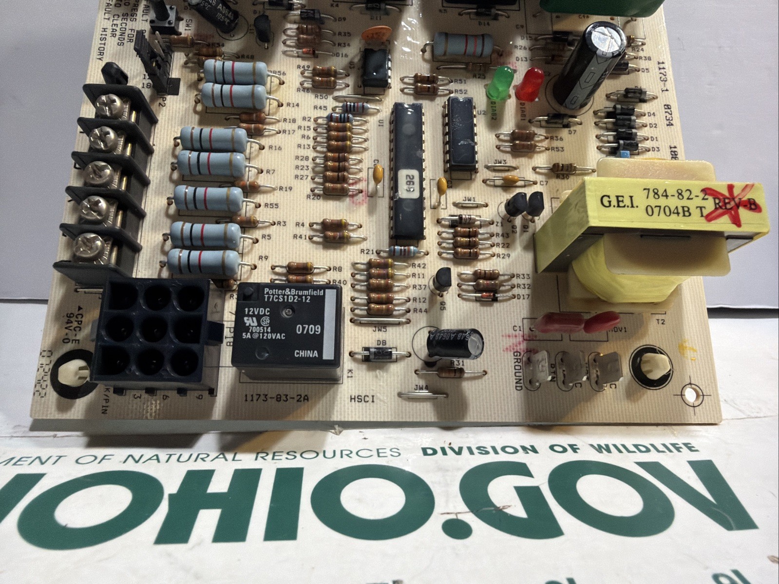 LENNOX 1173-1 IGNITION CONTROL BOARD 100980-01