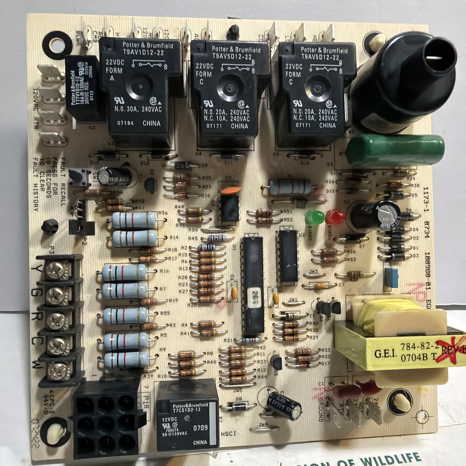 LENNOX 1173-1 IGNITION CONTROL BOARD 100980-01