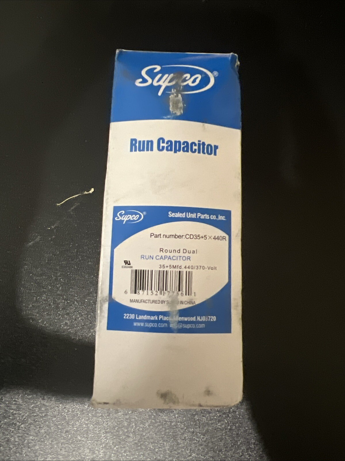 Supco Run Capacitor Cd35+5 X 440r
