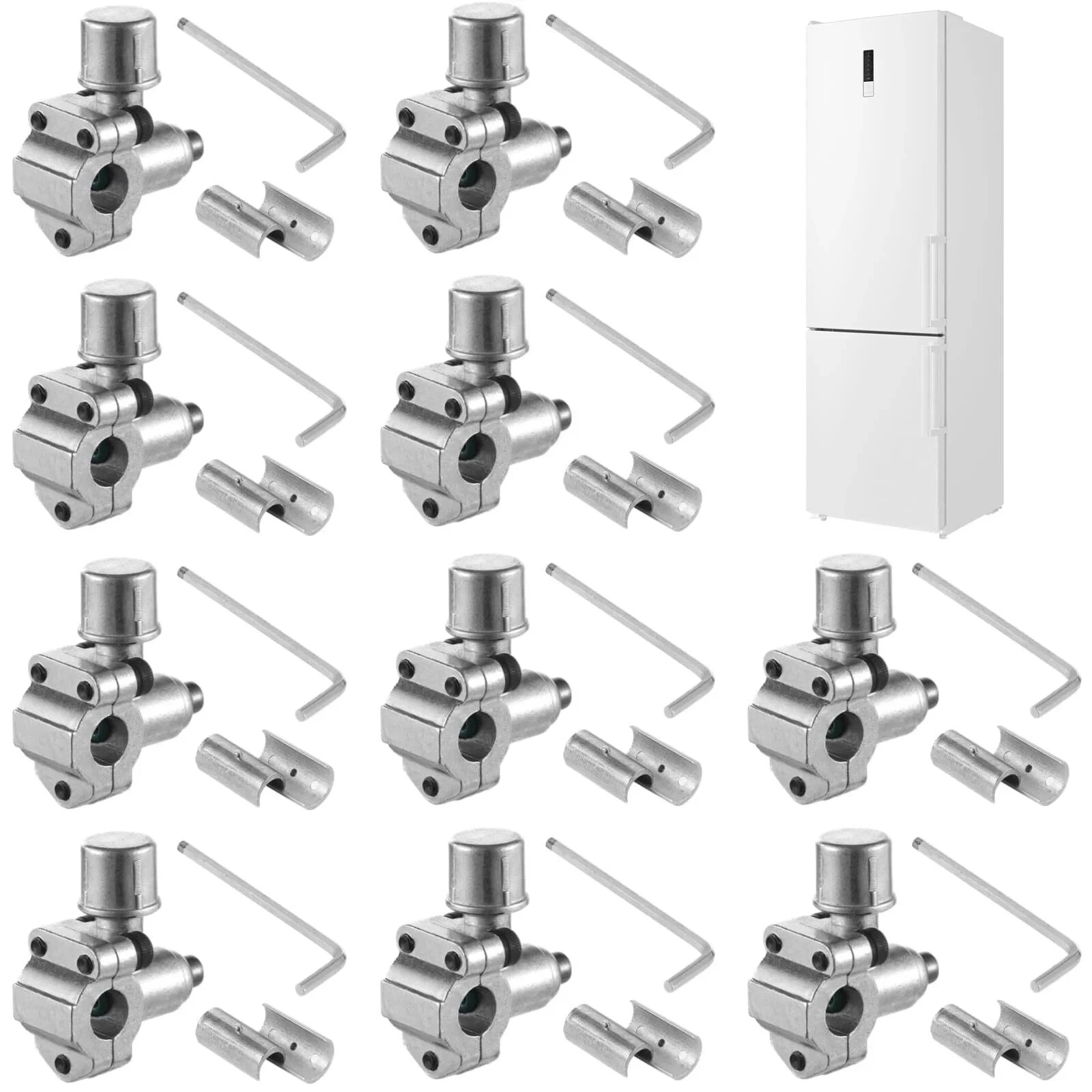 10 Pcs Bullet Piercing Valves BPV-31 Piercing Valve for Refrigerators HVAC Co…