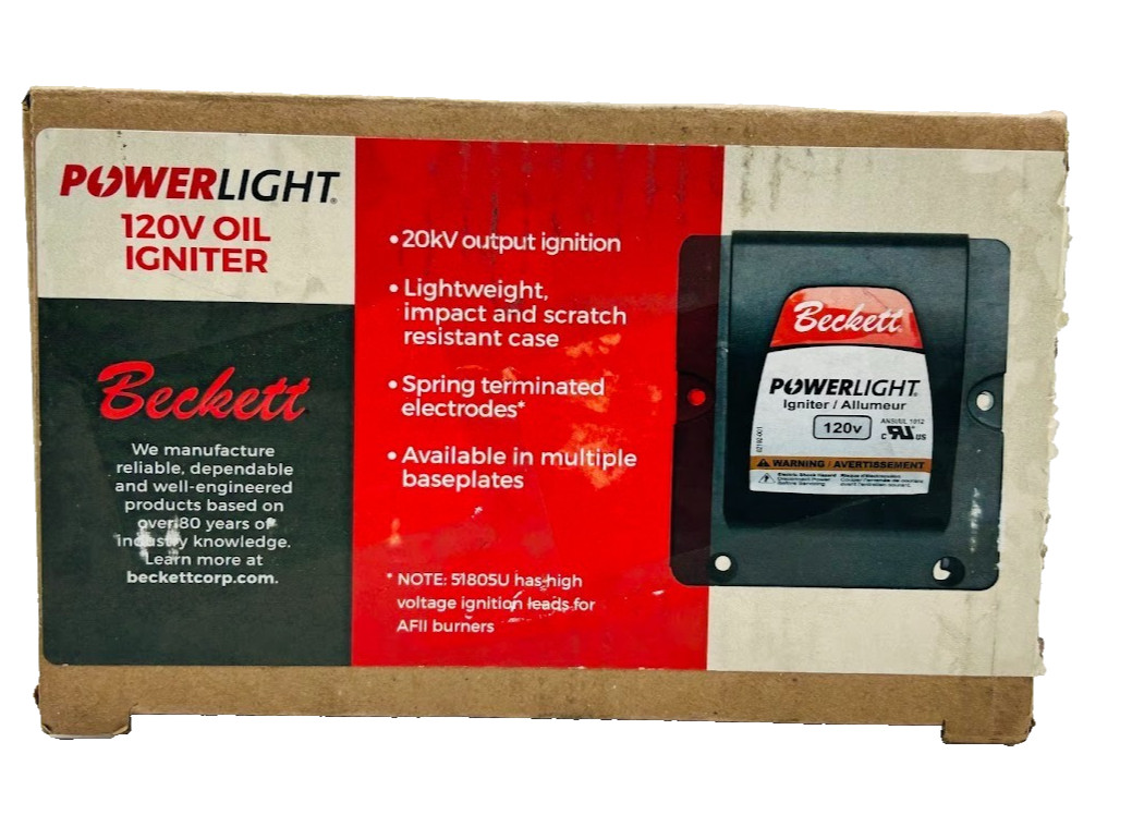 BECKETT Electronic Oil Igniter for A, AF, AFG, and NX Burners 51771U