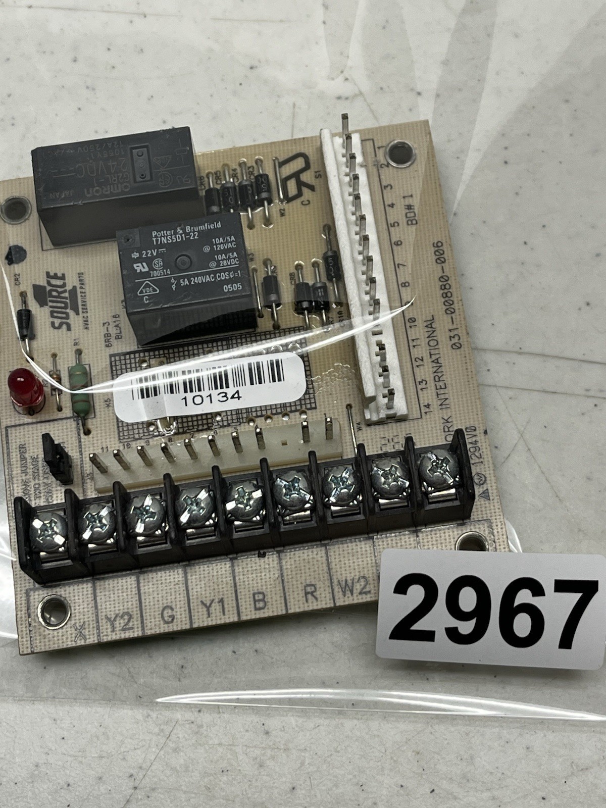 031-00880-006 Control board York Roof Top Unit 30 Day Warranty