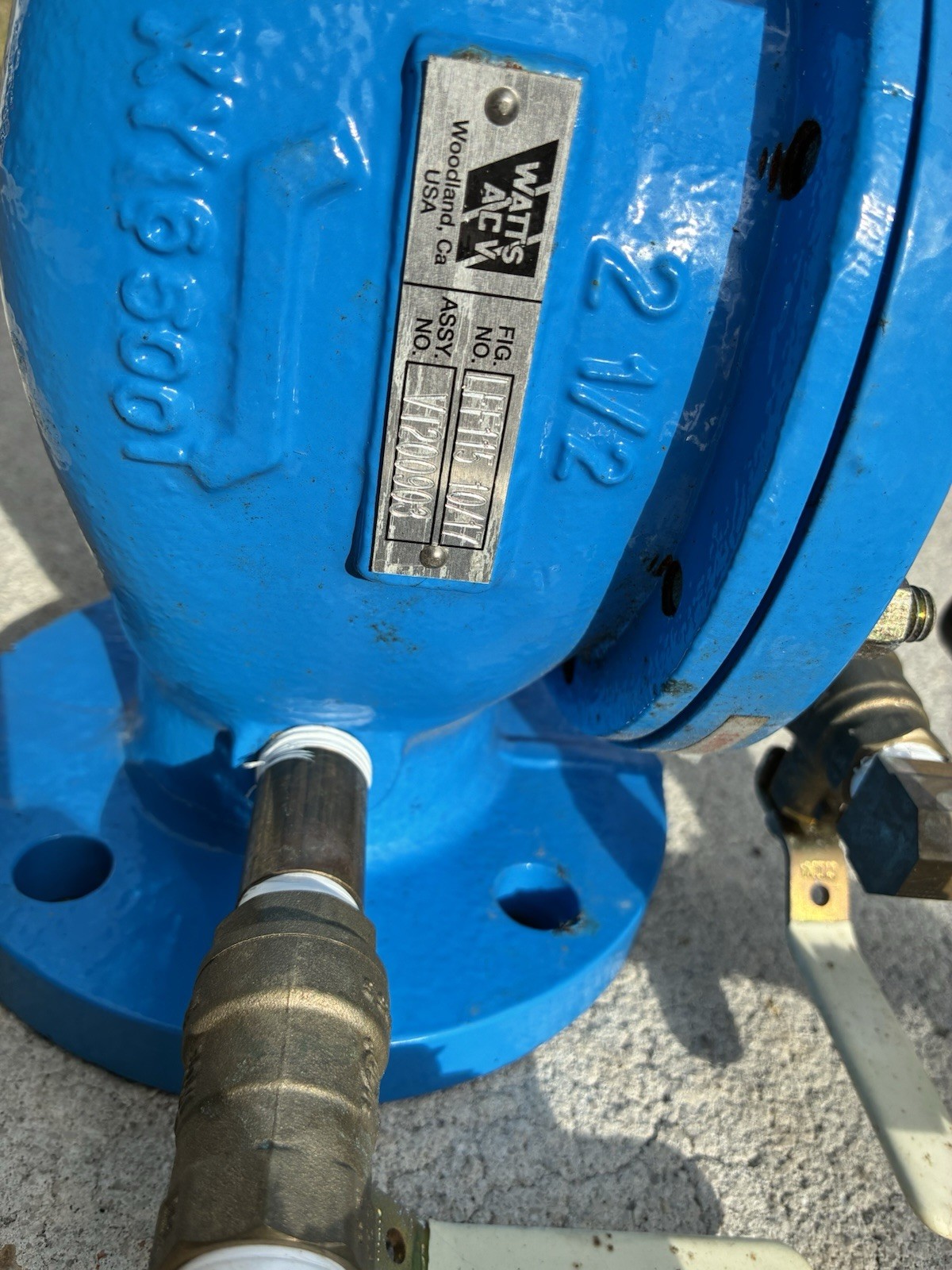 Watts LFF115 (Globe)Pressure Reducing Control Valve
