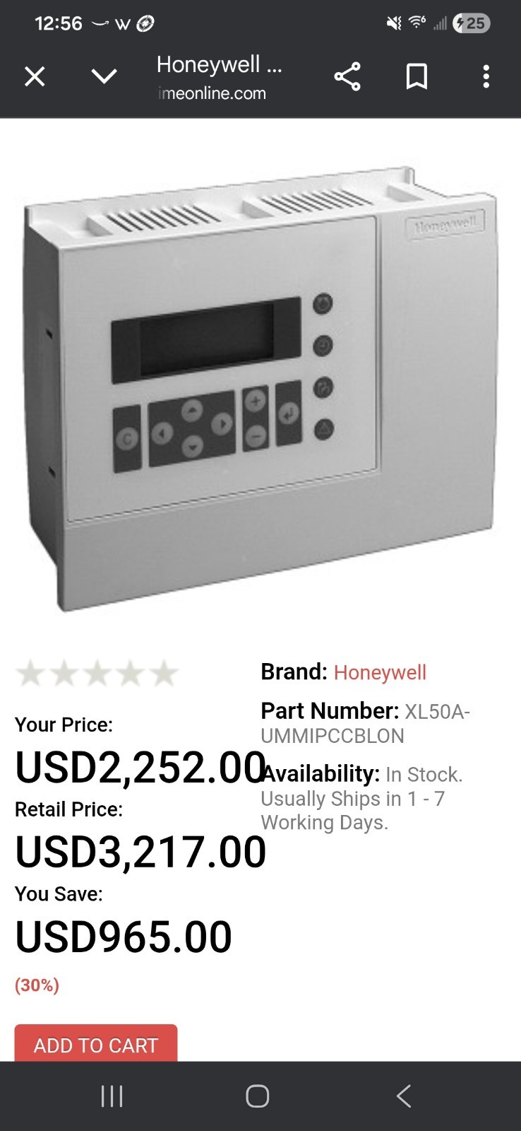 New Honeywell XL50A-UMMIPCCBLON universal controller 1 year warranty#XR