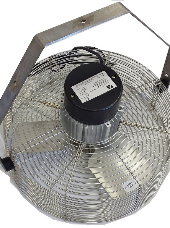 18 inch Outdoor Fan – Stainless – High Velocity – 1/4 HP – Bracket incl. Air