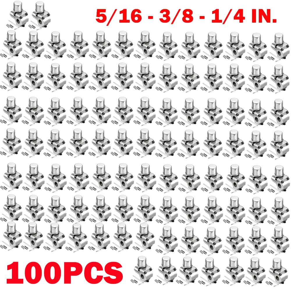 100PC BPV31 Bullet Piercing Valve For A/C Refrigeration Lines 5/16 3/8 1/4 In