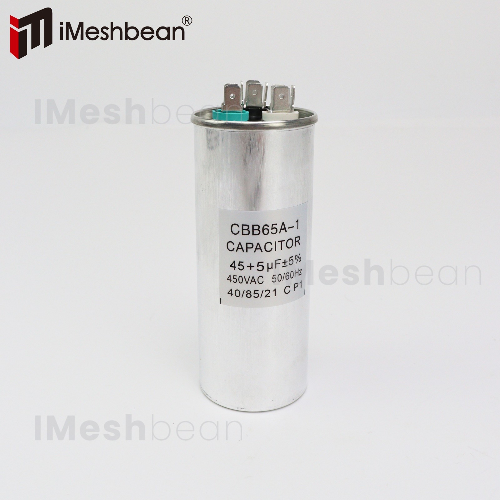 10Pcs Dual Run AC Capacitor 45+5 MFD µF 370-440VAC 50/60Hz 5% HVAC Capacitor