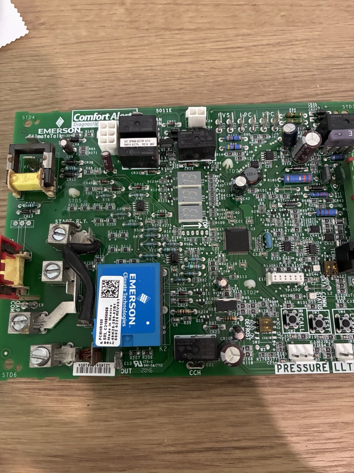 Emerson Comfort Alert 5011E HVAC Control Board OEM Tested Working Used