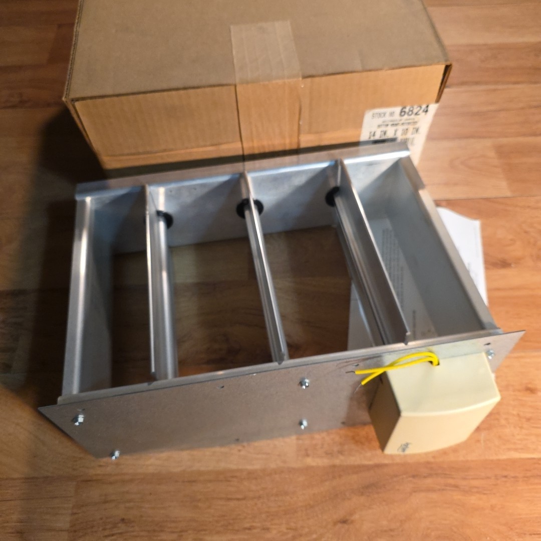 Aprilaire 10″ x 14″ Rectangular Bottom Mounted Motorized Damper #6824