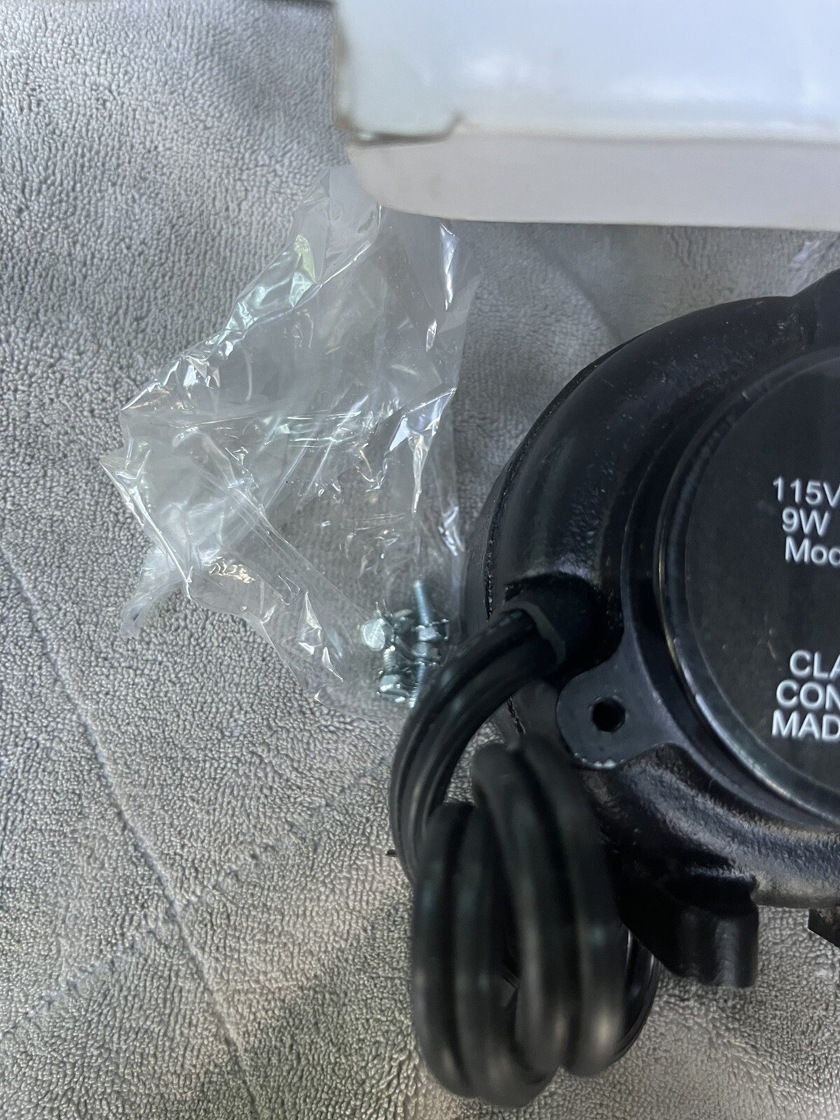 Packard S5411 9 Watt Cast Iron Unit Bearing Motor 115 Volts CW 1550 RPM Motor..
