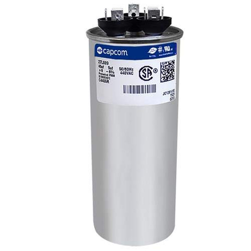 R100335-12 – 45 + 5 Uf MFD 440 Volt VAC – Lennox round Dual Run Capacitor Upgrad