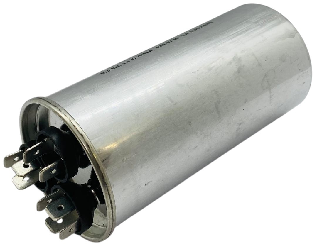 Dual Run Capacitor, Round, 35 + 5 Mfd., 440 Volt, CD35+5X440R