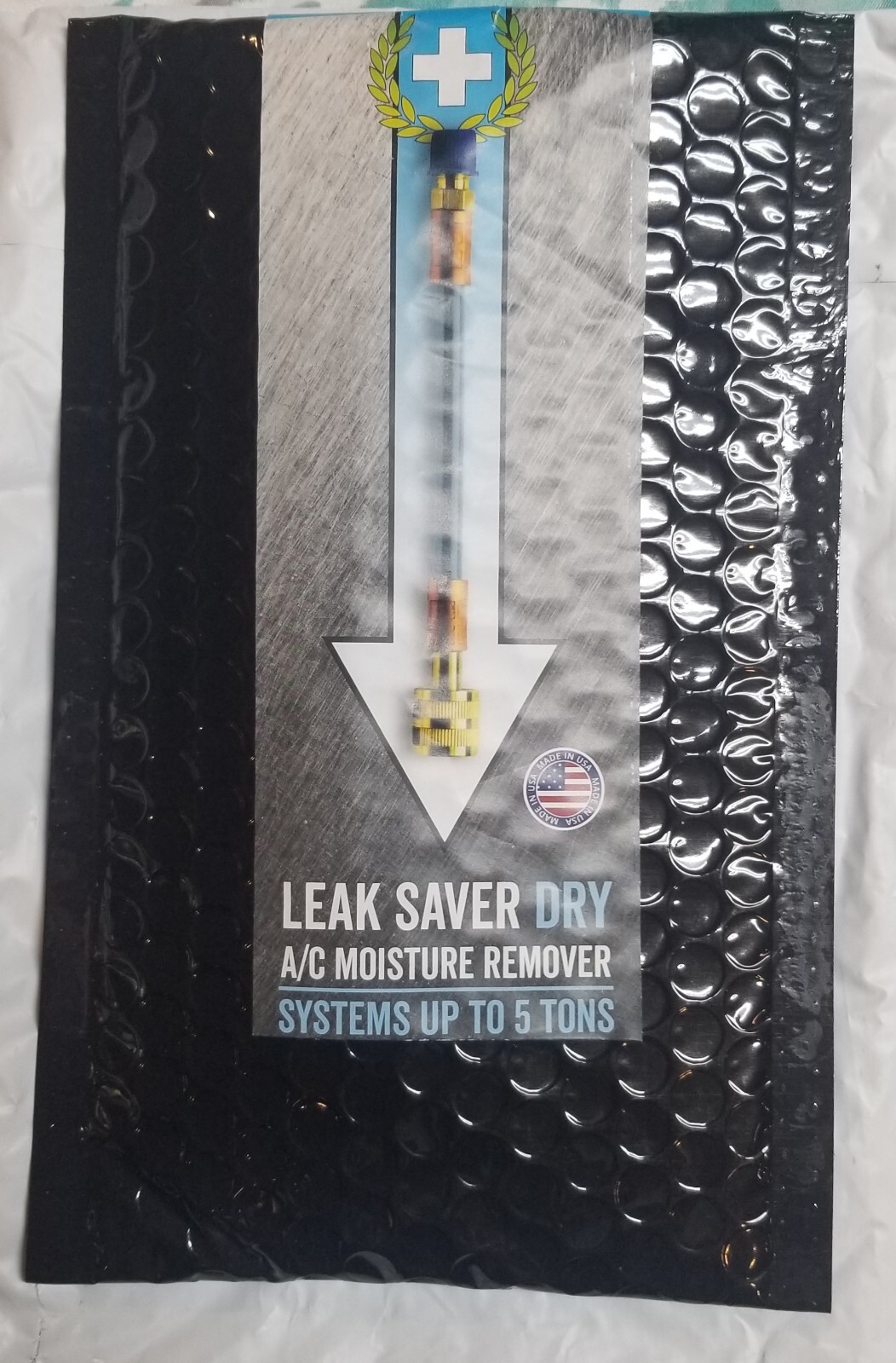 Leak Saver Direct Inject Dry up to 5 Ton AC System Moisture Remover (No Sealant)