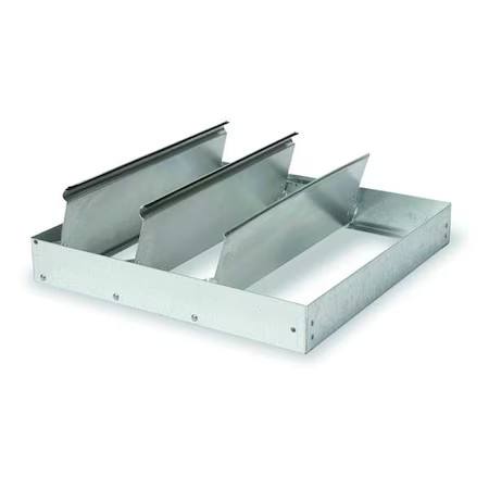 Dayton 3Hhl5 Backdraft Damper For 16 In Fan, Single Panel, 4-1/2 In L X 15-3/4