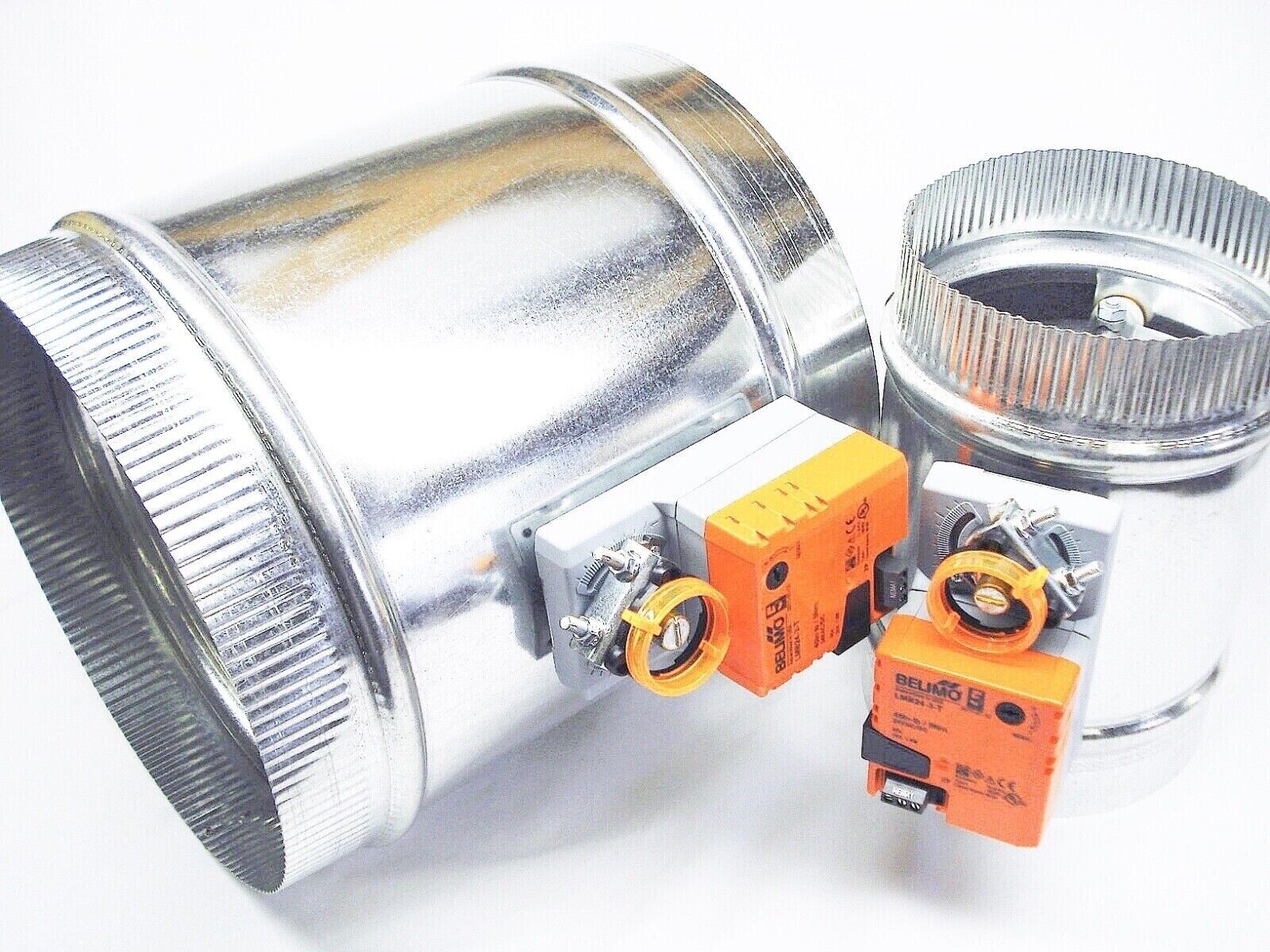 SD 8″ Belimo 3 wire Motorized 24v round zone control damper
