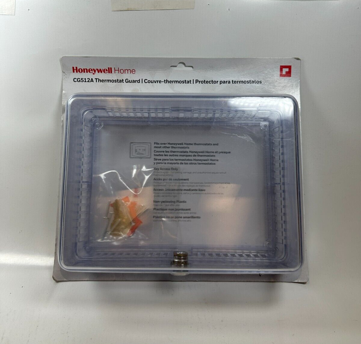 Honeywell Home CG512A Large Thermostat Guard 9 3/4″ W x 7 1/4″H 3 3/8 Deep – NEW