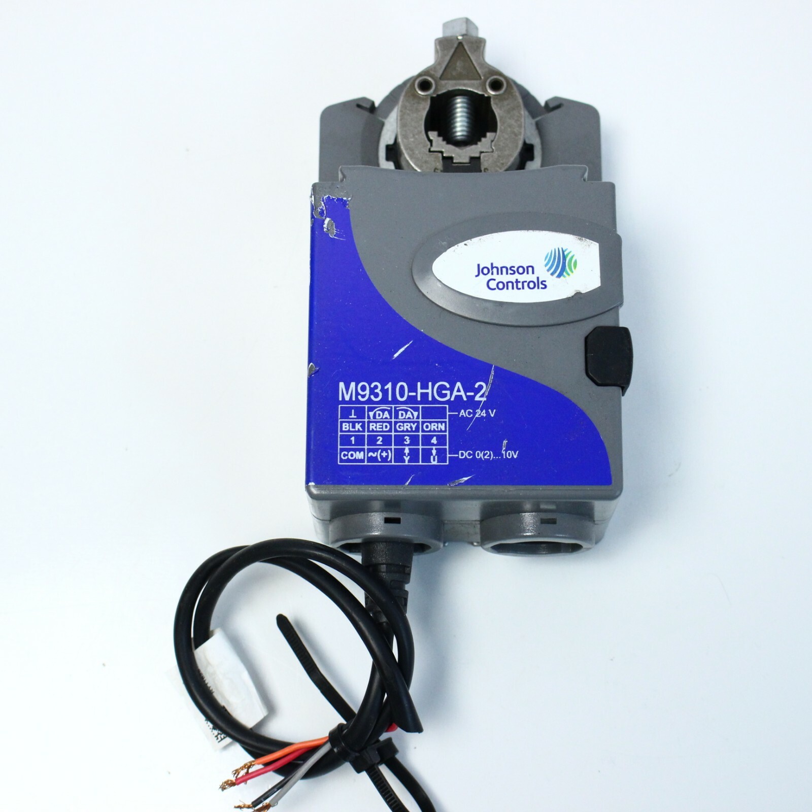JOHNSON CONTROLS M9310-HGA-2 Damper Actuator, 88 in.-lb. Torque Tested JC