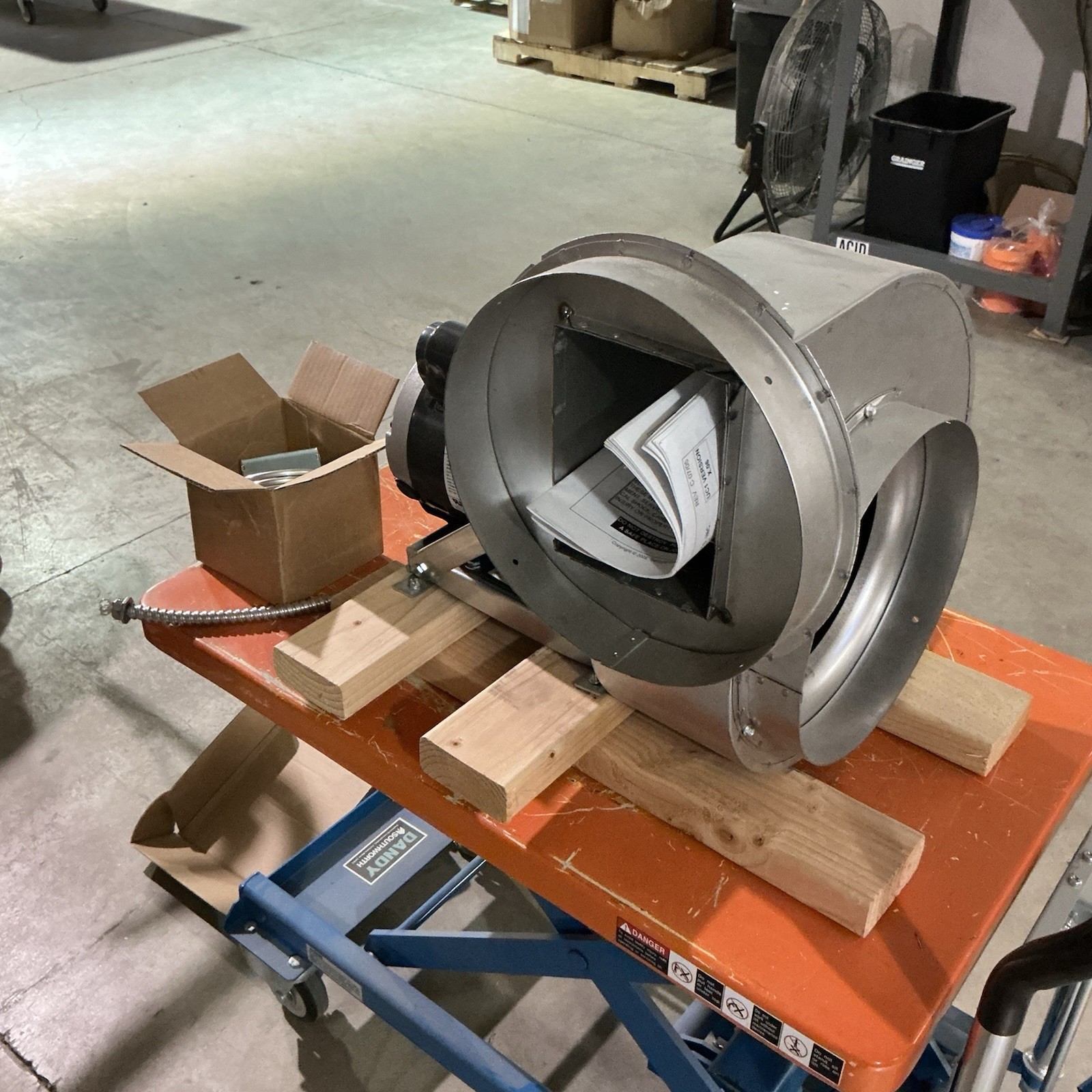 TJERNLUND HS5 Induced Draft Blower Boilers/Water Heaters 10″-14″ Pipe 115V