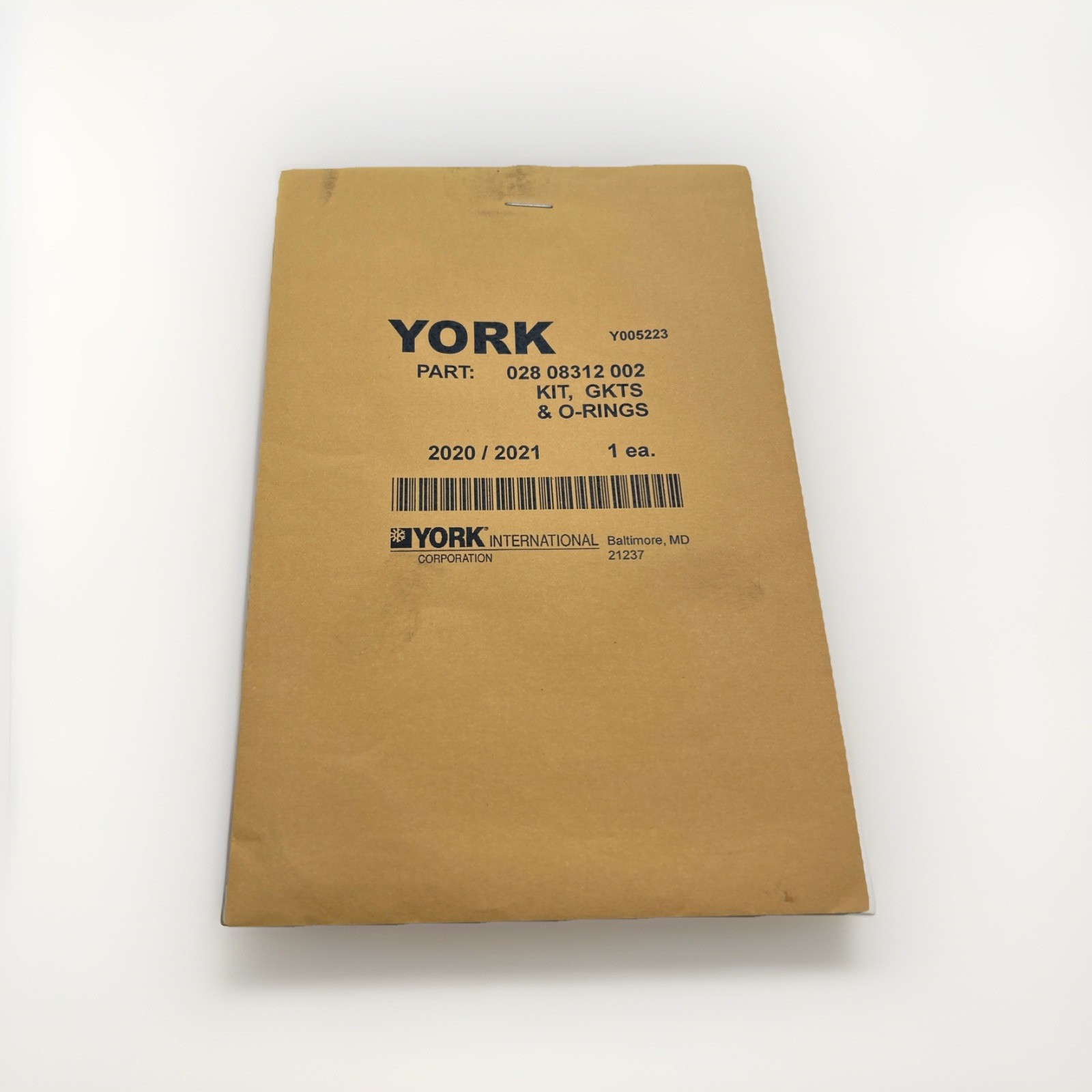 York Gasket Kit & O-Rings 028-08312-002 See Pics 30 Day Warranty