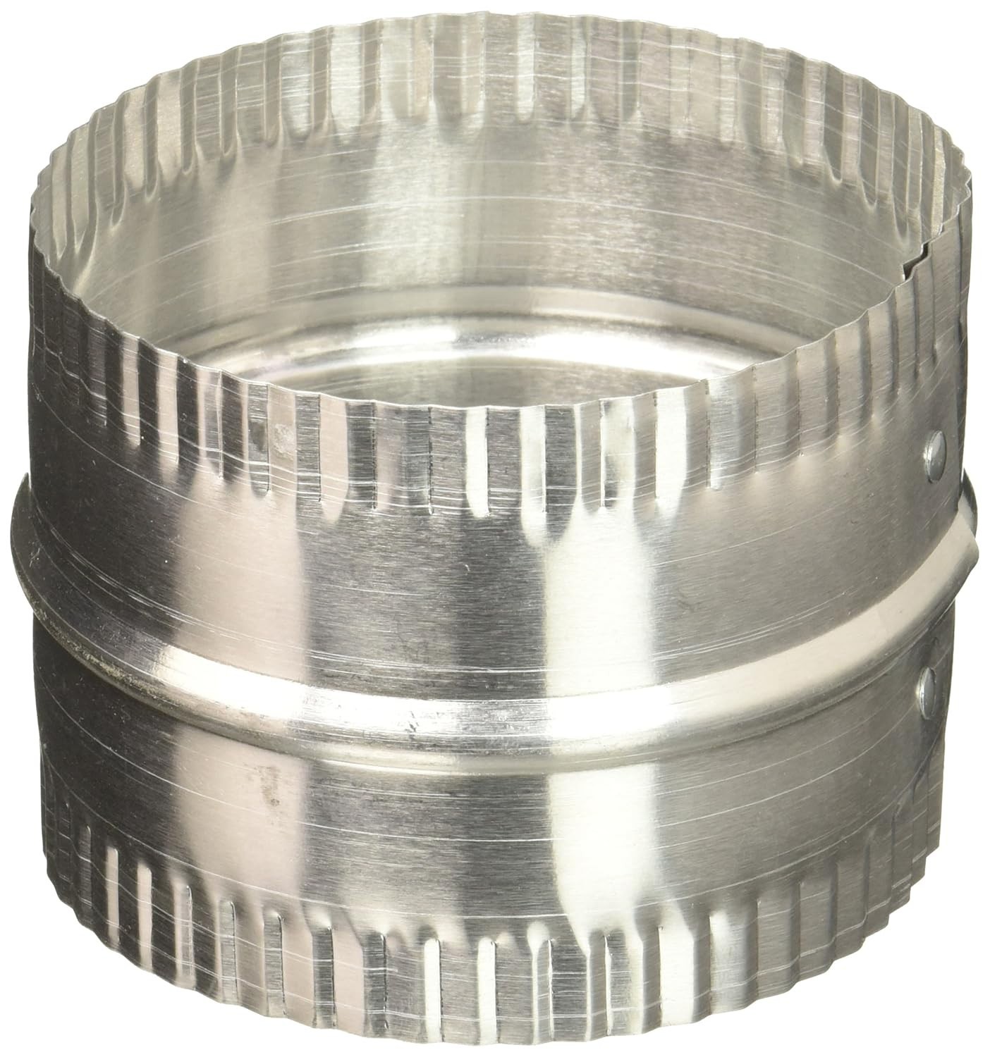 Versatile 4 Inch Aluminum Duct Connector for HVAC Systems – Indoor/Outdoor Use