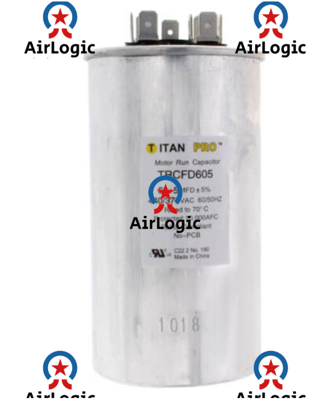 60+5 60/5 uf MFD 370 440 Volt VAC Motor Round Dual Run Capacitor