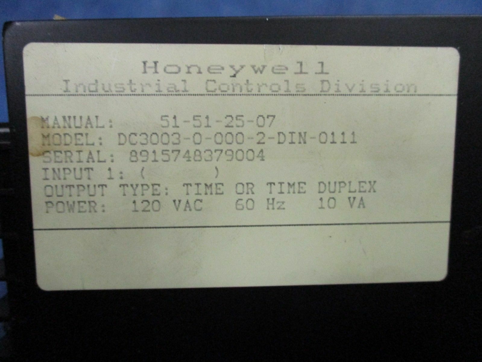Honeywell Burner Control DC3003-0-000-2-DIN-0111 1 Year Warranty