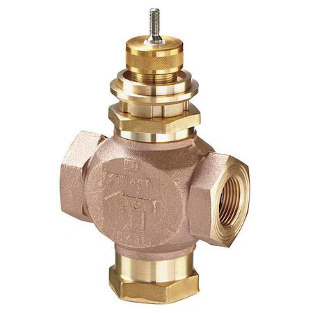 Johnson Controls Vg7842ct Globe Valve, 3-Way Mixing, 1/2 In, (F)Npt