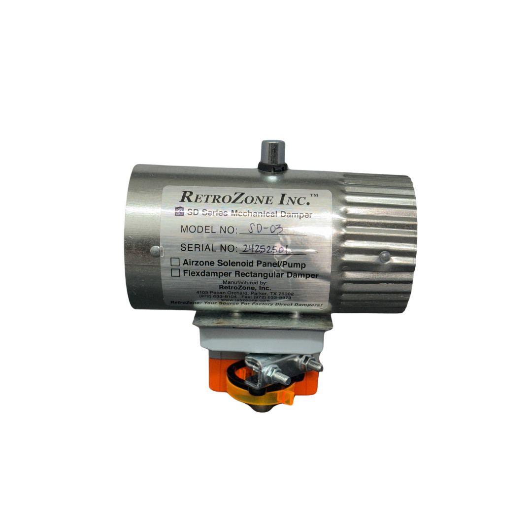 SD 3″ Belimo 3 wire Motorized 24v round zone control damper