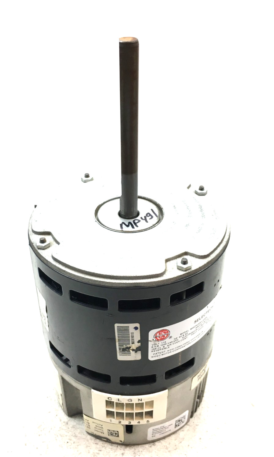 US Motors SELECTECH M55PWNRH-3405 ECM Blower Motor 0131F00170 CCWLE used #MP491
