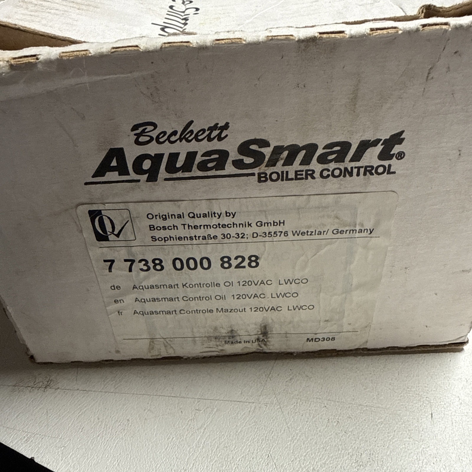 Beckett Aquasmart 7600A-1001 Digital Temperature Controller New Open Box