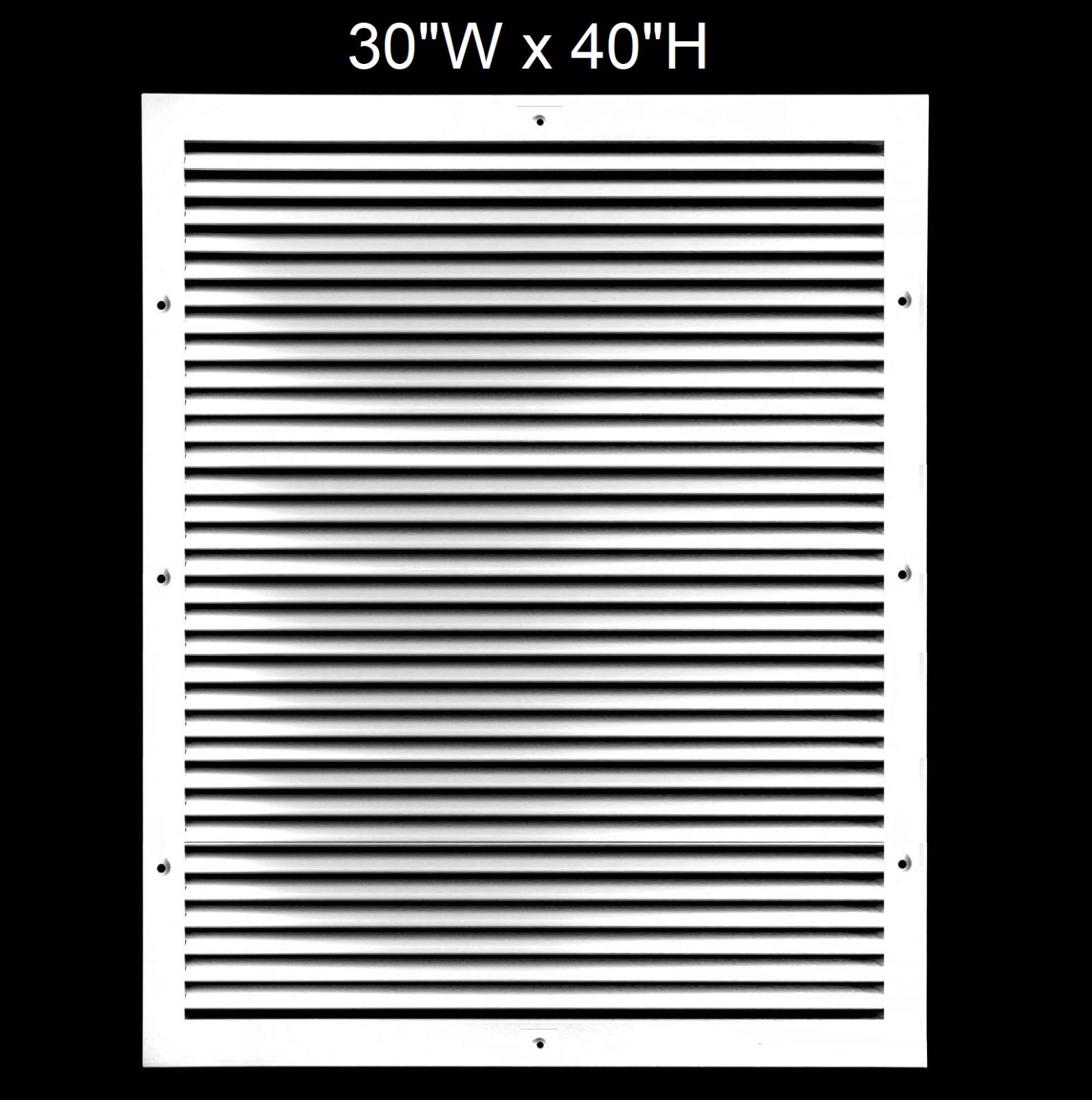 24×30″ Aluminum Return Grille, Linear Bar, Easy Air Flow 25.875×31.875″🐦‍🔥