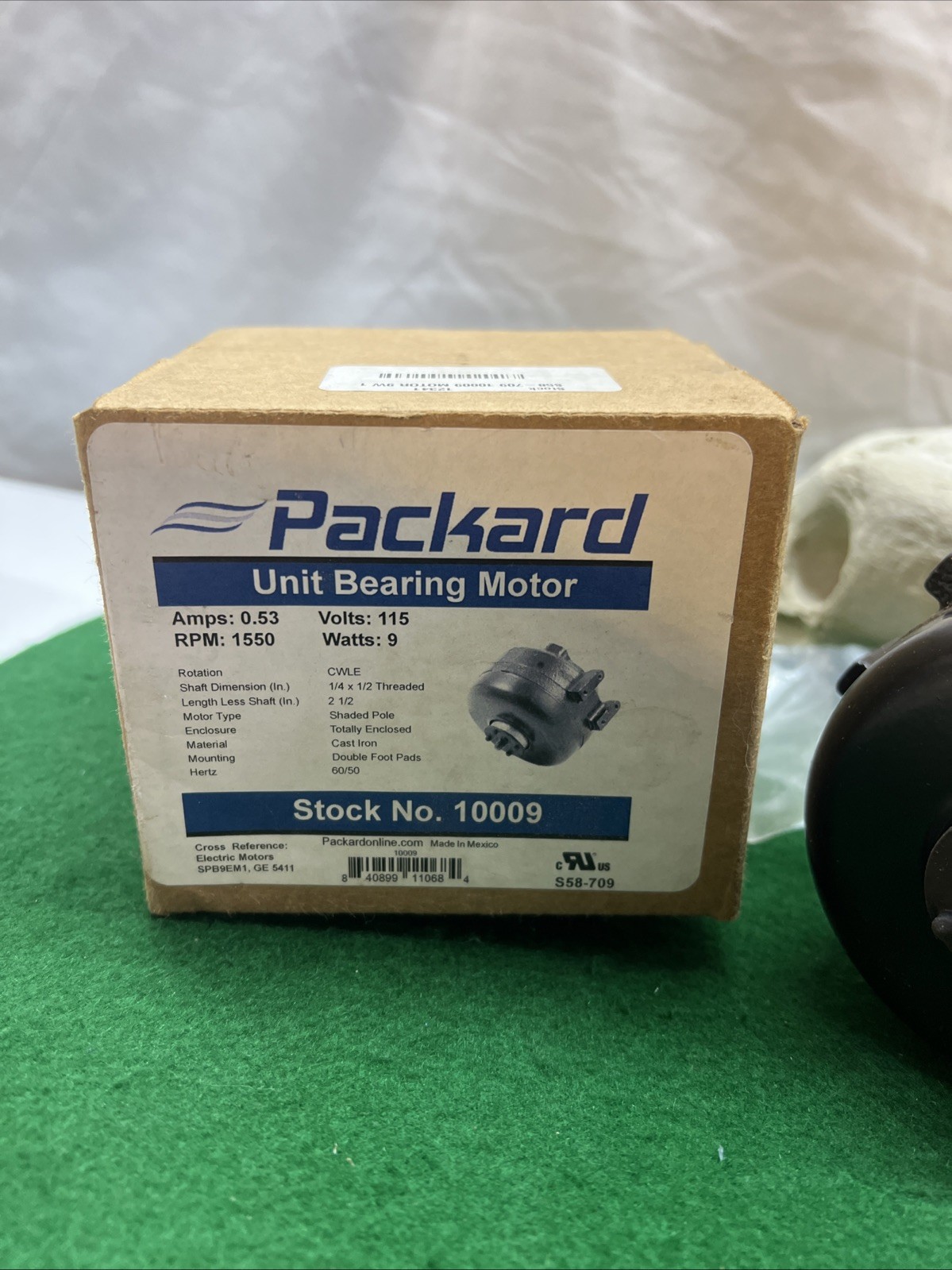 Packard Unit Bearing Motor Stock # 10009