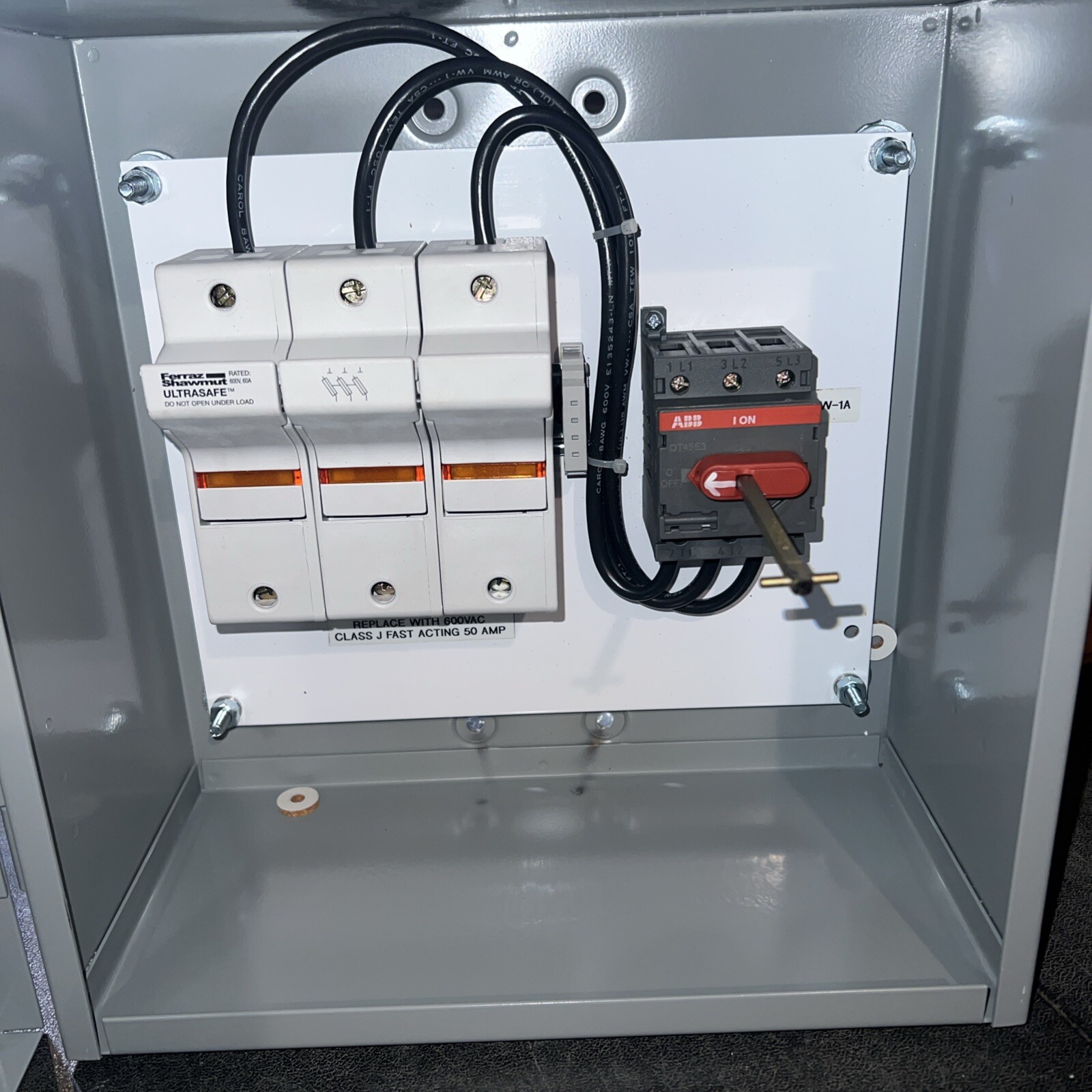 Titan Air Incorporated Heating Air Conditioning Cut Out Electrical Box Shut Off