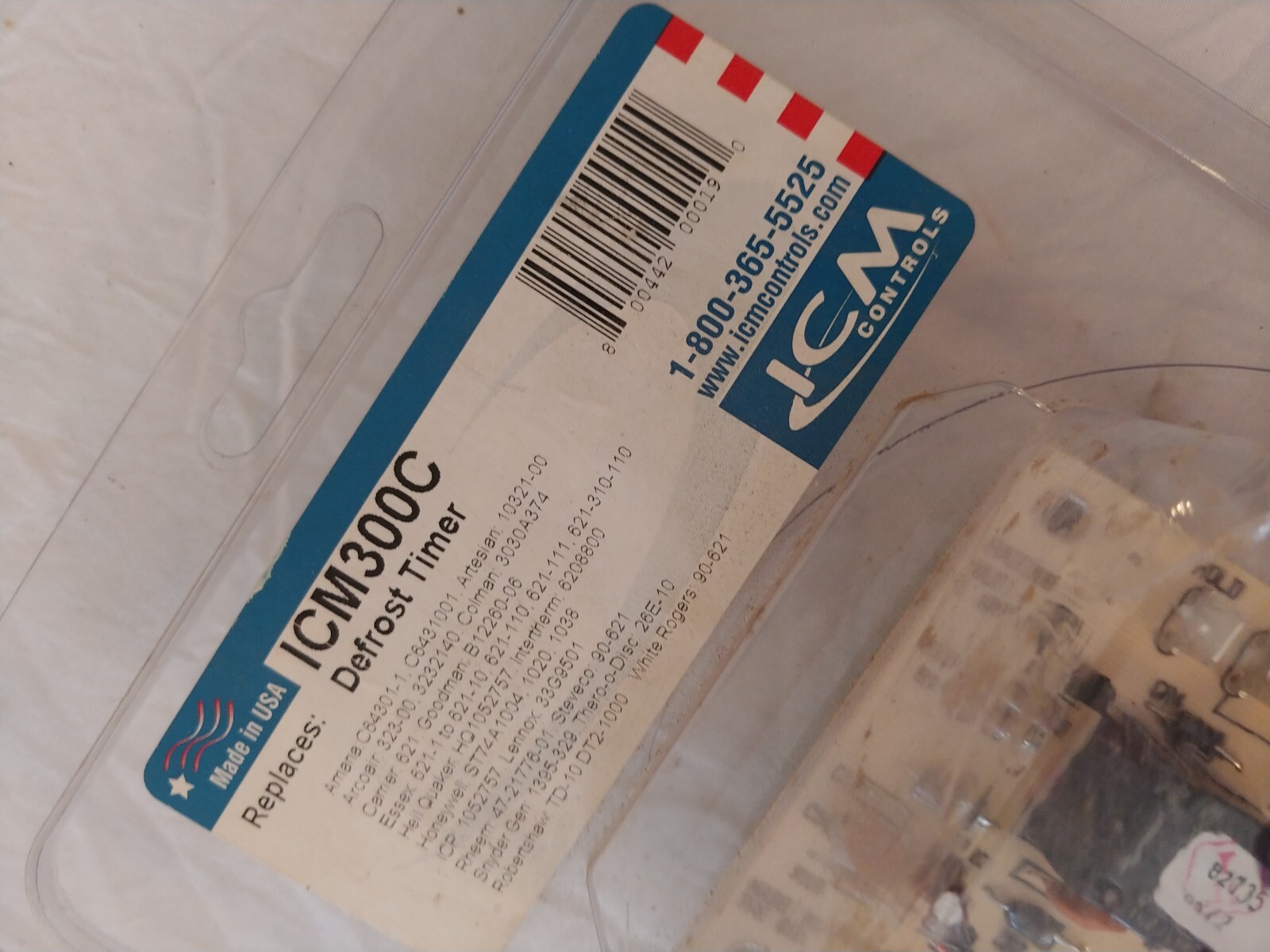 ICM300C Defrost Timer Replaces: (C64301-1, 323-00, 621, HQ1052757, ST74A1004)